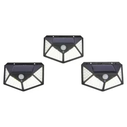 Gartendekoration ·Solarleuchten|Gartendekoration ·Led-Leuchten|Die moderne Hausfrau Solar-Sicherheitsstrahler mit Bewegungsmelder