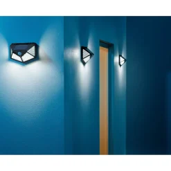 Gartendekoration ·Solarleuchten|Gartendekoration ·Led-Leuchten|Die moderne Hausfrau Solar-Sicherheitsstrahler mit Bewegungsmelder