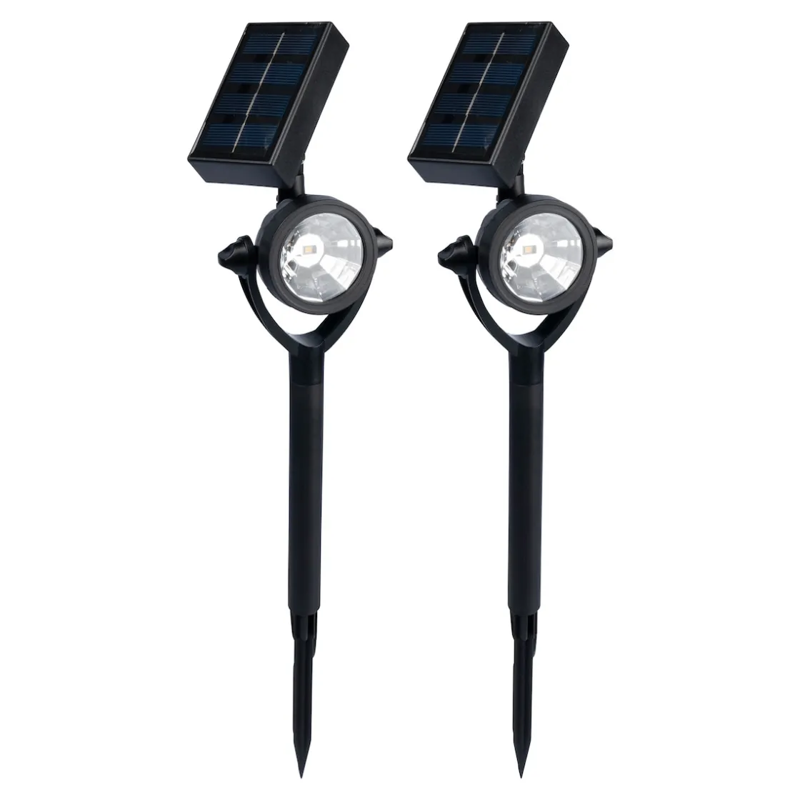 Gartendekoration ·Solarleuchten|Solarleuchten|Die moderne Hausfrau Solar-Sicherheits-Wegleuchte, 2 Stück