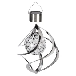 Gartendekoration ·Solarleuchten|Gartendekoration ·Led-Leuchten|Die moderne Hausfrau Solar-Spirale "Elegance" blau