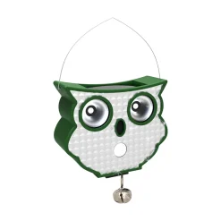 Tierabwehr Garten|Die moderne Hausfrau Solar-Ultraschall-Tierschreck "Eule"