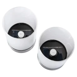 Leuchtdekoration·Kerzen & Teelichter|Die moderne Hausfrau Solar-Windlicht „Premium“, 2 Stück