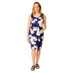 Kleider & Röcke|Die moderne Hausfrau Sommerkleid blau/weiß