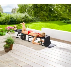 Gartenstühle & -Liegen|Die moderne Hausfrau Sonnenliege „Genial“