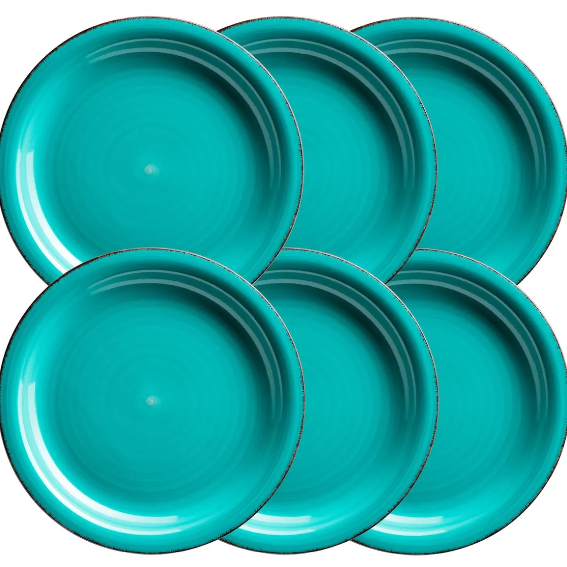 Geschirrsets|Die moderne Hausfrau Speiseteller-Set, Steingut LUMACA Laguna