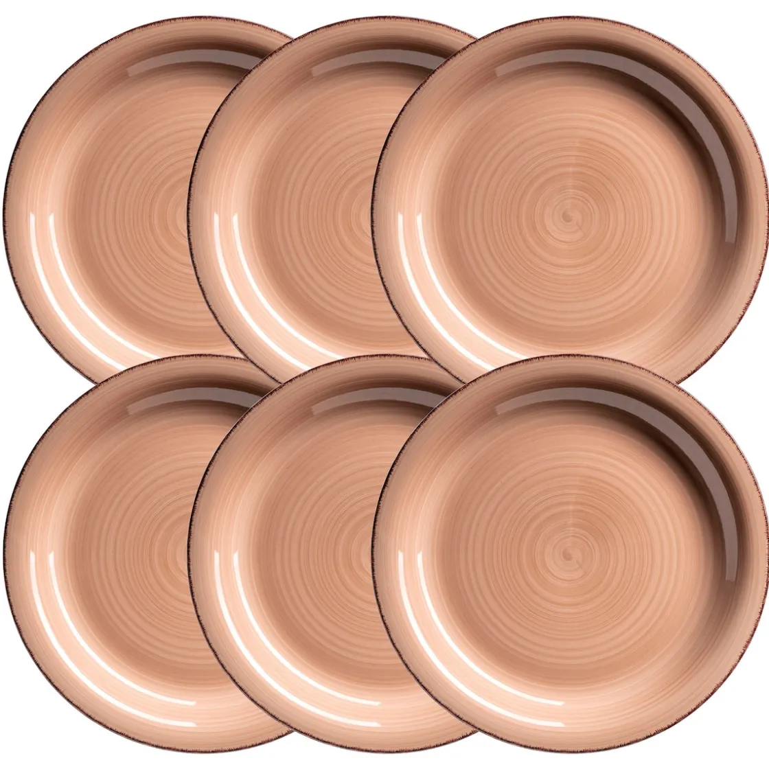 Geschirrsets|Die moderne Hausfrau Speiseteller-Set, Steingut LUMACA Laguna