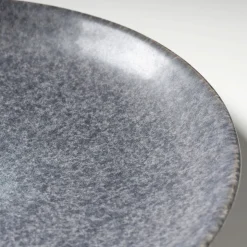 Geschirrsets|Die moderne Hausfrau Speisteller-Set, Steinzeug Moos'N'Stein Grau