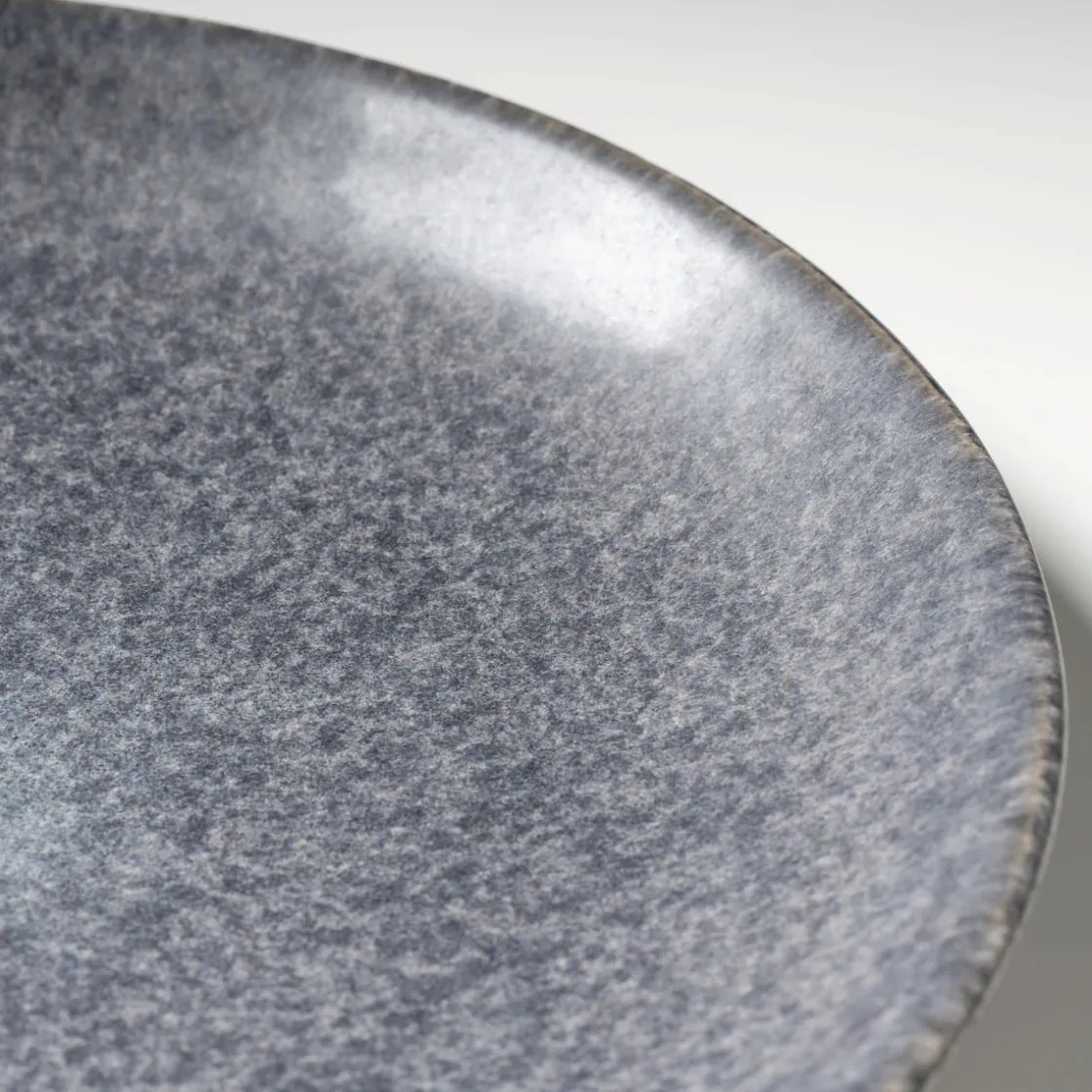 Geschirrsets|Die moderne Hausfrau Speisteller-Set, Steinzeug Moos'N'Stein Grau