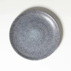 Geschirrsets|Die moderne Hausfrau Speisteller-Set, Steinzeug Moos'N'Stein Grau