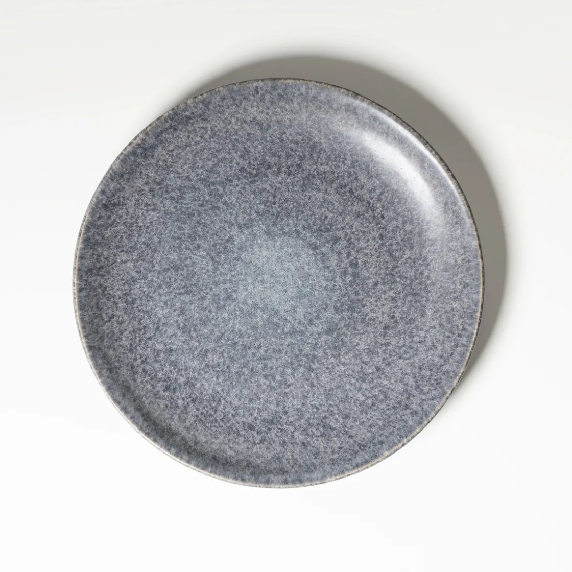 Geschirrsets|Die moderne Hausfrau Speisteller-Set, Steinzeug Moos'N'Stein Grau