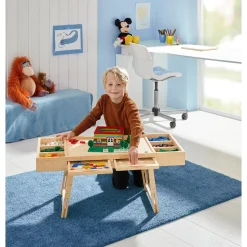 Puzzletische|Die moderne Hausfrau Spiel- und Puzzletisch „3 in 1“