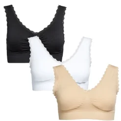 Bh'S|Die moderne Hausfrau Spitzen-BH, 3 Stück