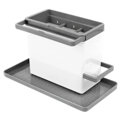 Abtropfgestelle & -Matten|Die moderne Hausfrau Spülbecken-Organizer "Tidytex" grau