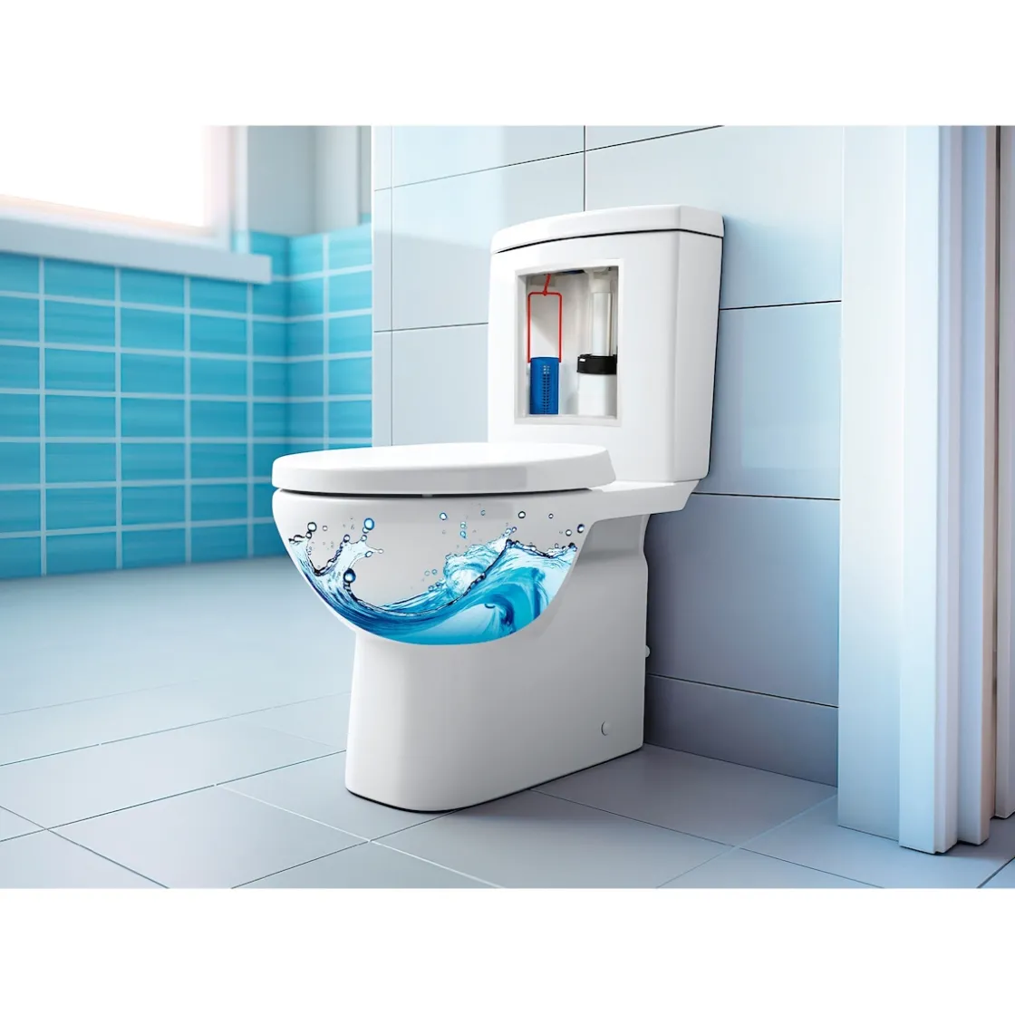 Badhilfen|Die moderne Hausfrau Spülkasten-Hygiene-Set WC-Star, 4-teilig