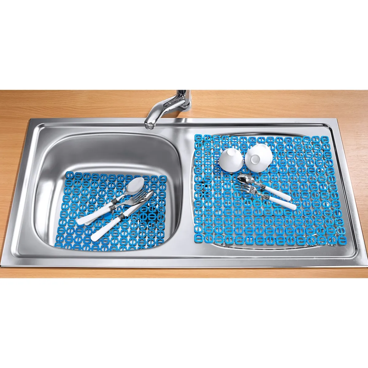 Die moderne Hausfrau Spül-Matte, 2 Stück