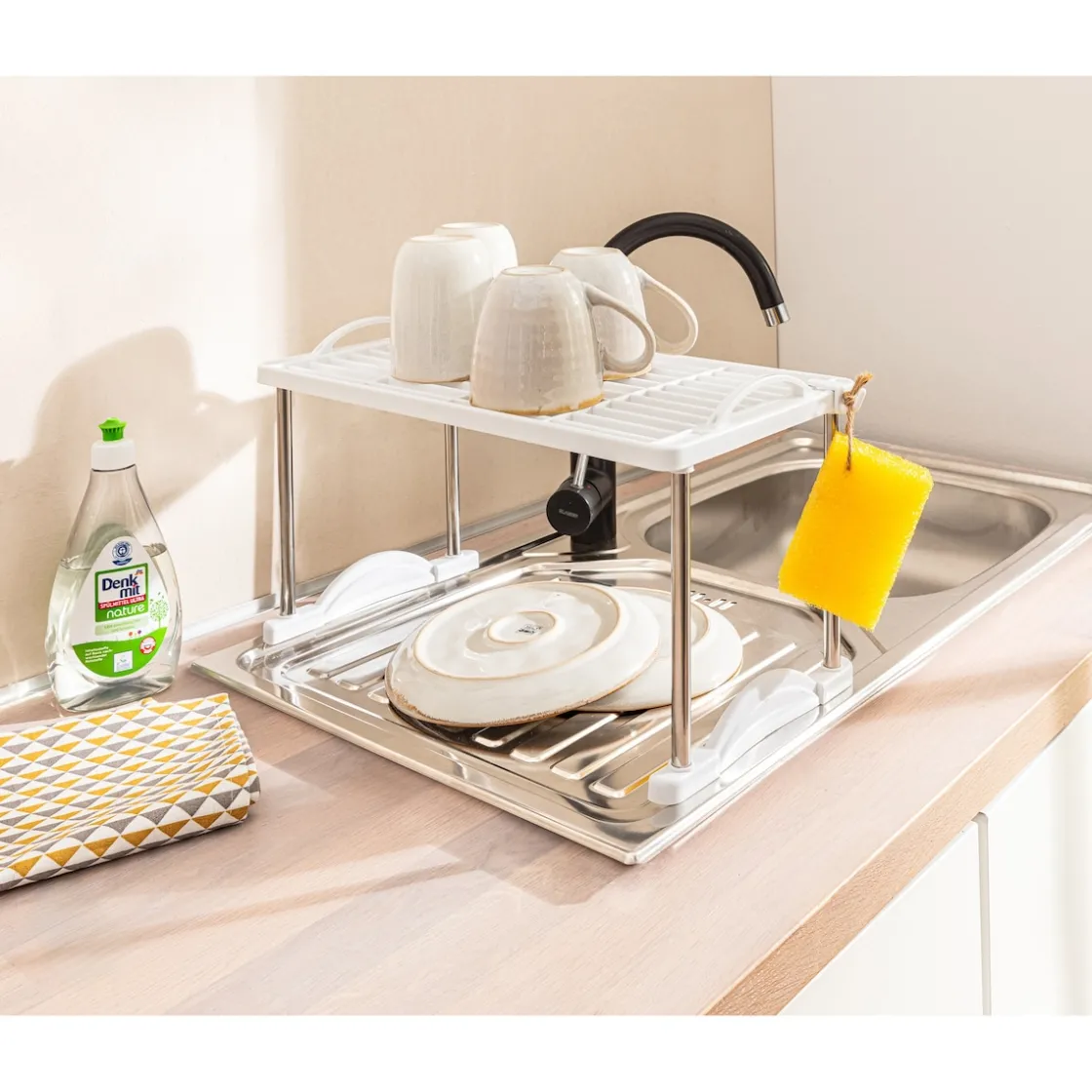 Spülbeckenorganizer & -Regale|Die moderne Hausfrau Spültischregal