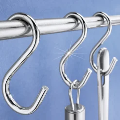 Garderoben & Haken|Badmöbel|Die moderne Hausfrau Stahl-Haken, 6 Stück