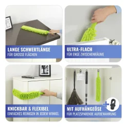 Die moderne Hausfrau Staubschwert mit 2 Bezügen