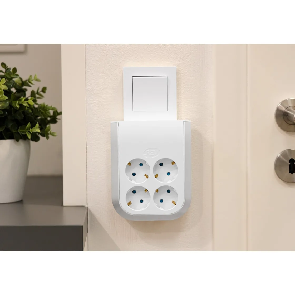 Mehrfachsteckdosen|Bürobedarf|Die moderne Hausfrau Steckdosenerweiterung 4er