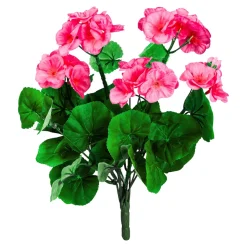 Kunstpflanzen|Die moderne Hausfrau Steck-Geranienbusch pink
