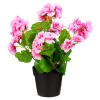 Kunstpflanzen|Die moderne Hausfrau Stehgeranien rosa