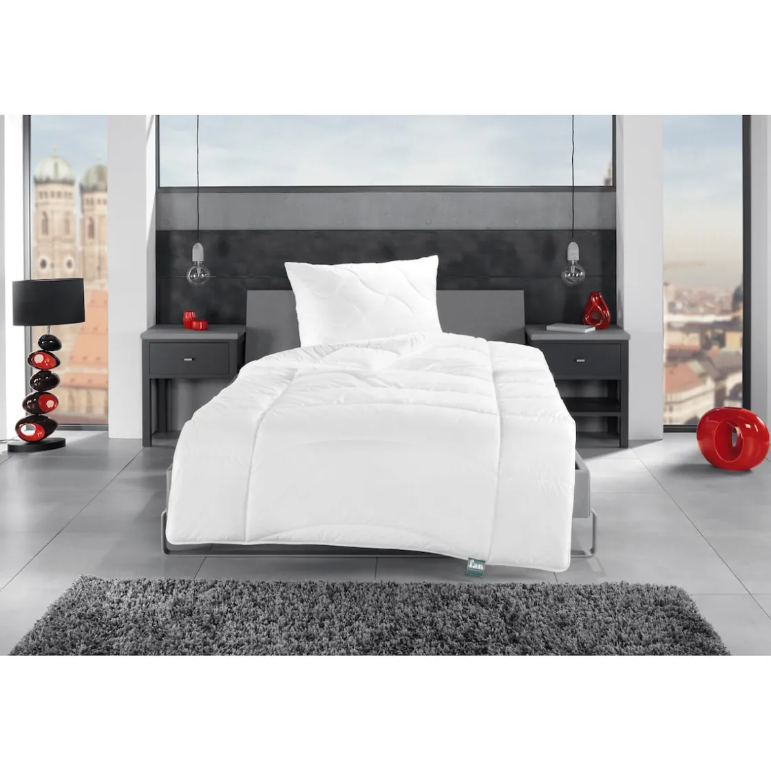 Bettzubehör ·Bettdecken & Kopfkissen|Die moderne Hausfrau Steppbett Absoluter Spitzenkomfort 155x220 cm