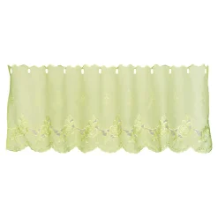 Frühlingsdekoration|Gardinen & Stores|Die moderne Hausfrau Stickgardine "Rosen"