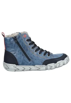 Damen Die moderne Hausfrau Stiefel blau