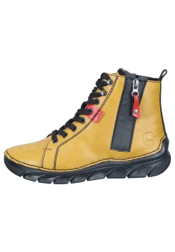 Stiefeletten|Die moderne Hausfrau Stiefel gelb