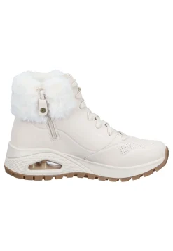 Damen Die moderne Hausfrau Stiefel weiß