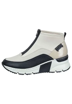 Stiefel|Die moderne Hausfrau Stiefeletten beige