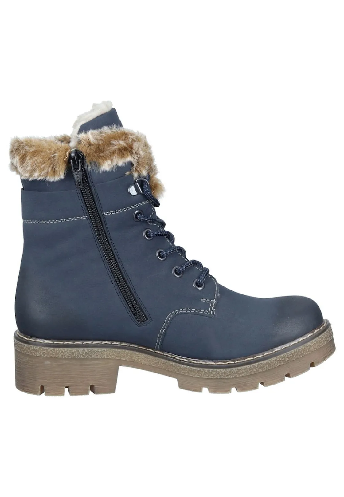 Stiefeletten|Die moderne Hausfrau Stiefeletten blau