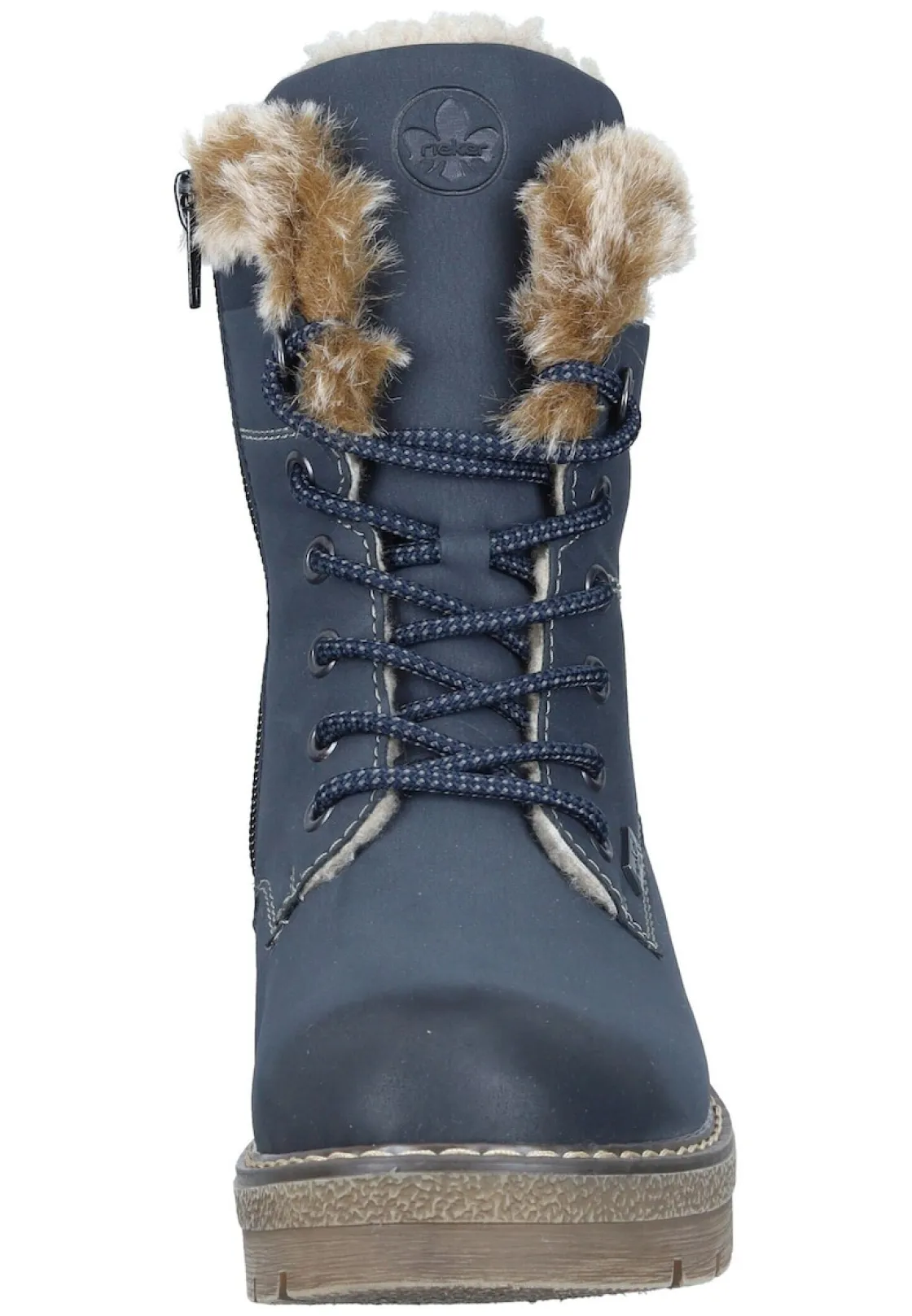 Stiefeletten|Die moderne Hausfrau Stiefeletten blau