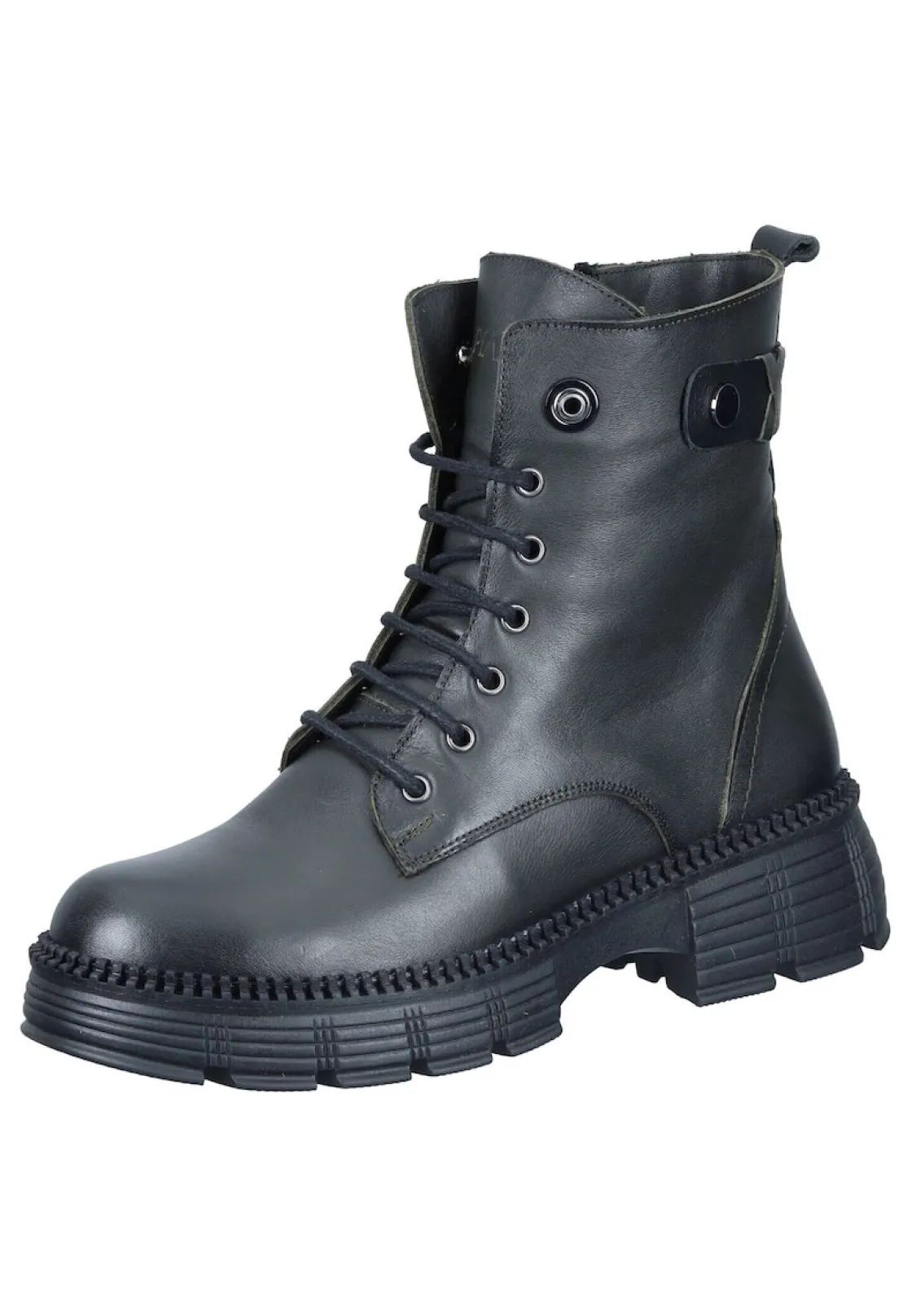 Stiefeletten|Die moderne Hausfrau Stiefeletten grün