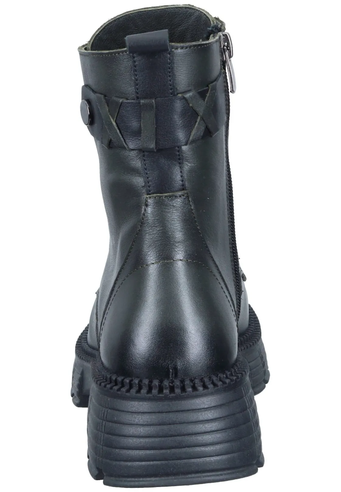 Stiefeletten|Die moderne Hausfrau Stiefeletten grün