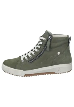 Stiefel|Die moderne Hausfrau Stiefeletten grün