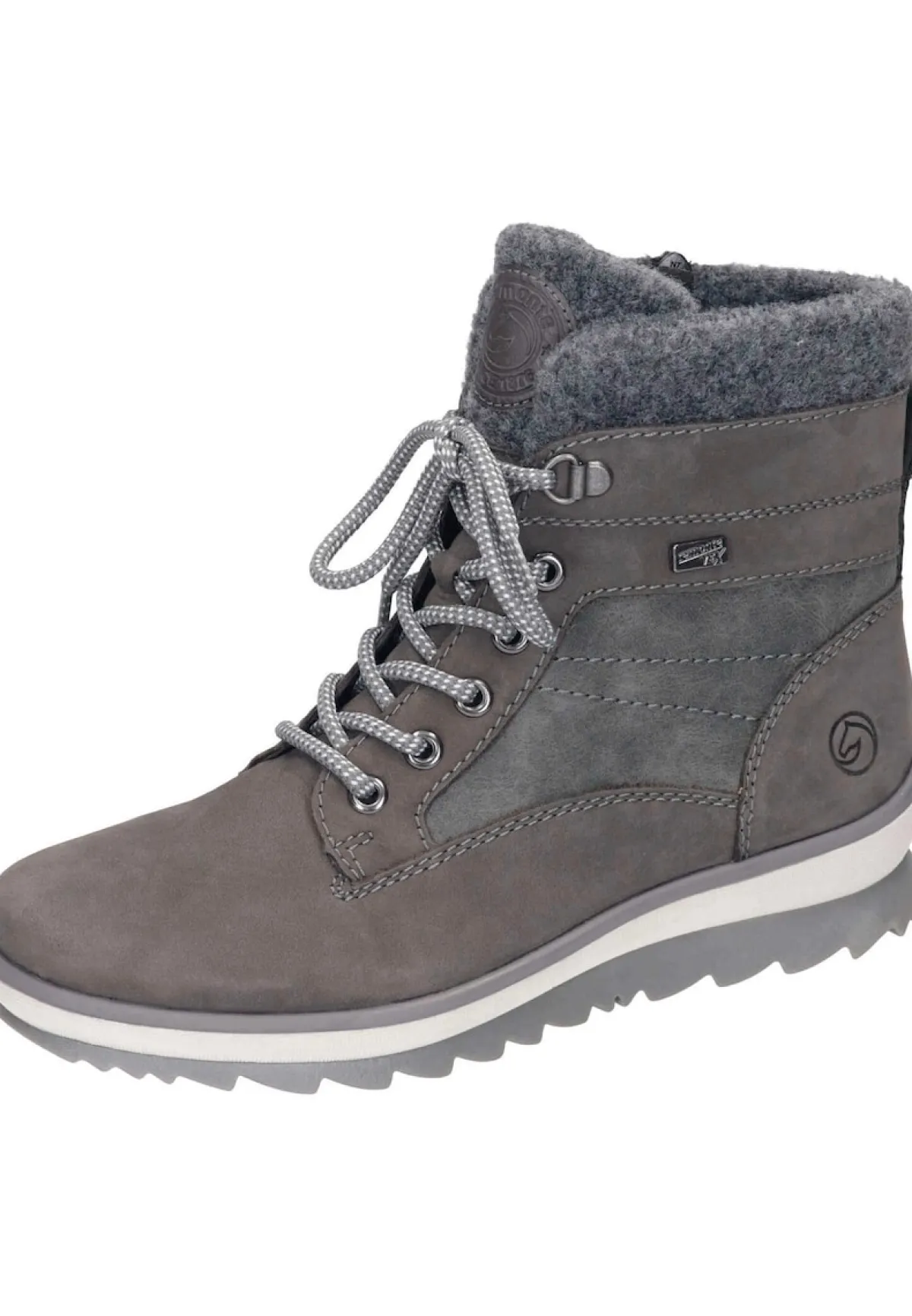 Damen Die moderne Hausfrau Stiefeletten hellgrau