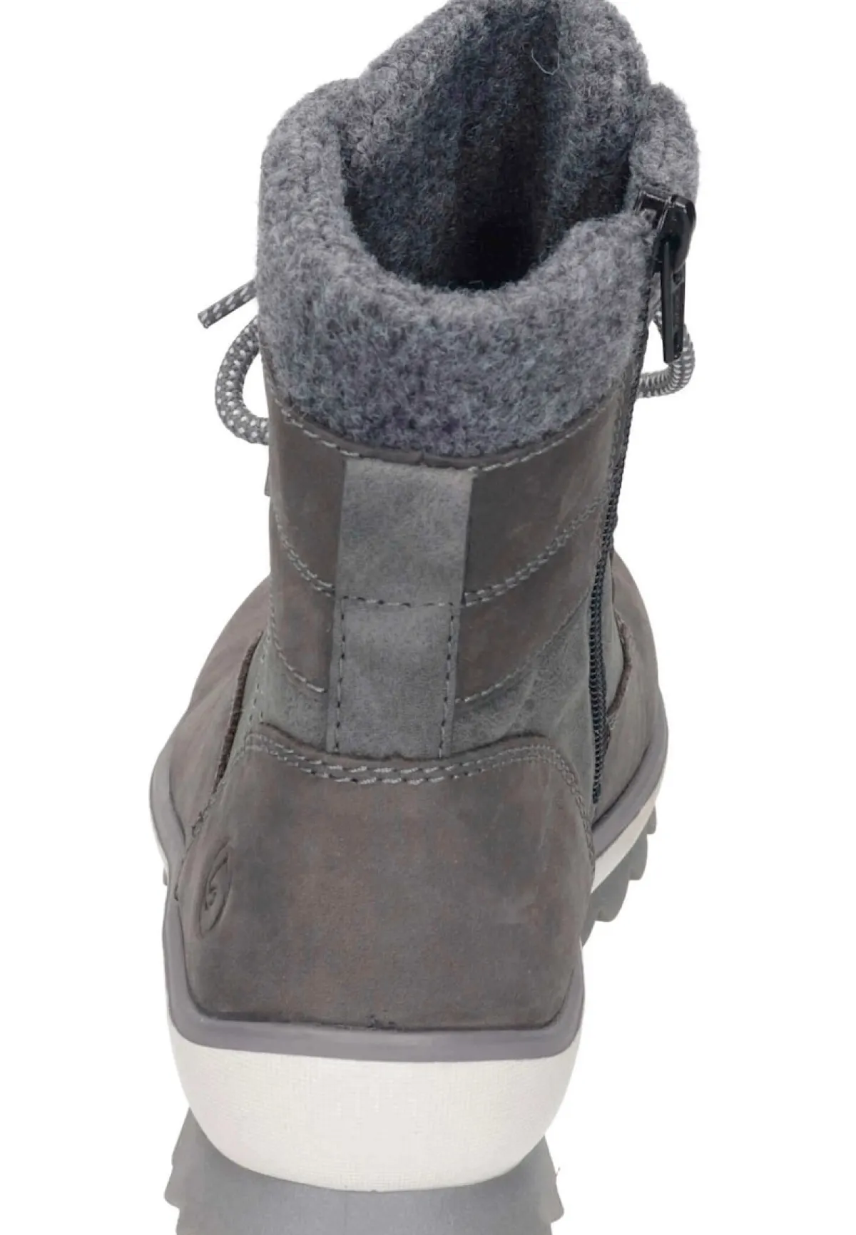 Damen Die moderne Hausfrau Stiefeletten hellgrau