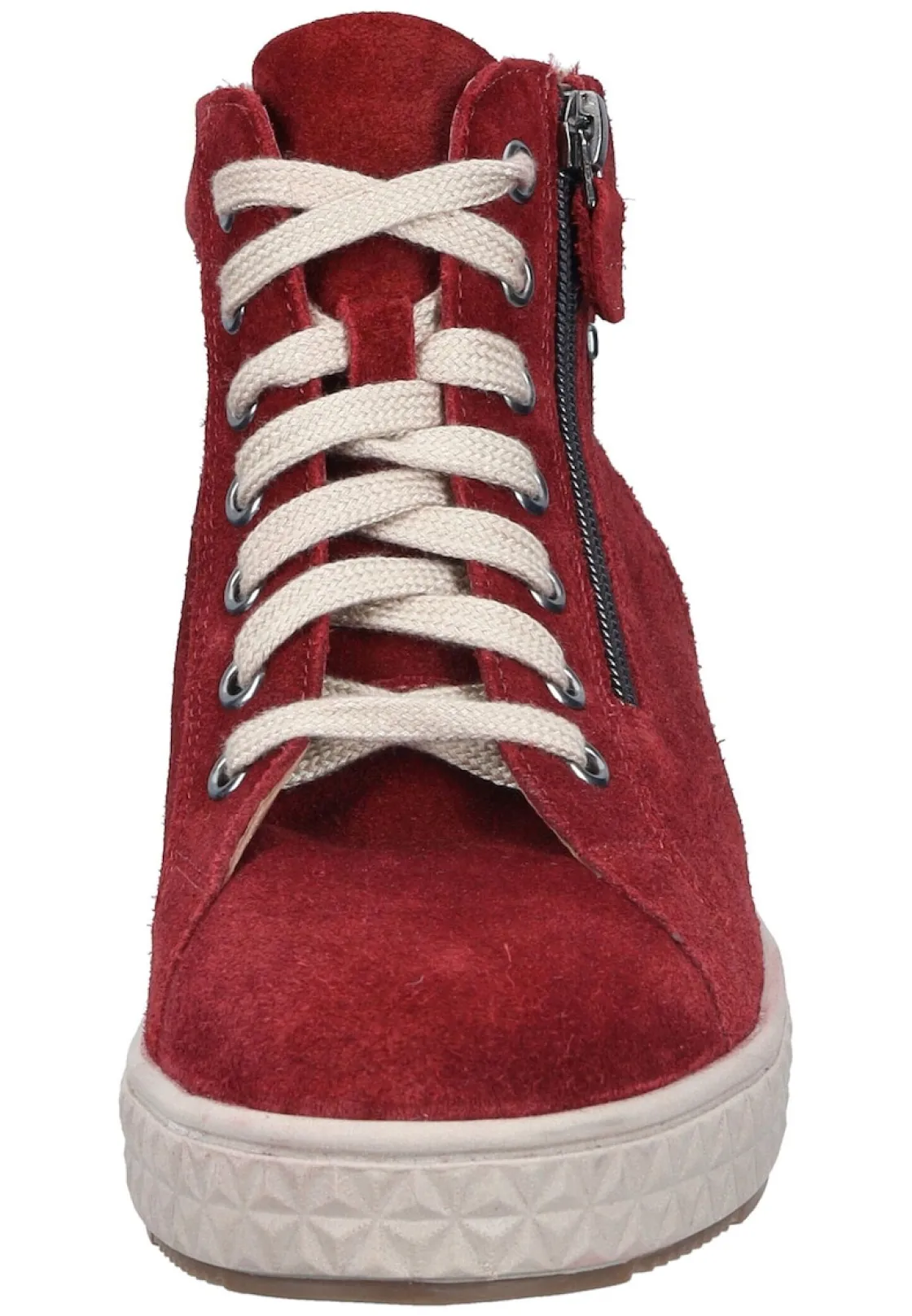 Stiefeletten|Die moderne Hausfrau Stiefeletten rot