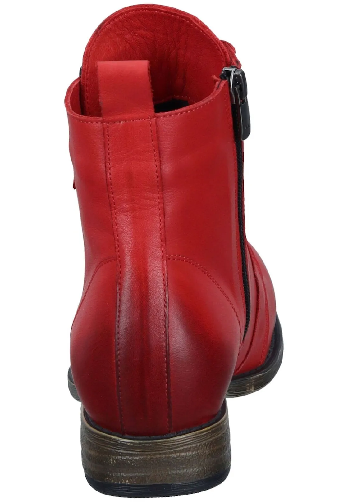 Stiefeletten|Die moderne Hausfrau Stiefeletten rot