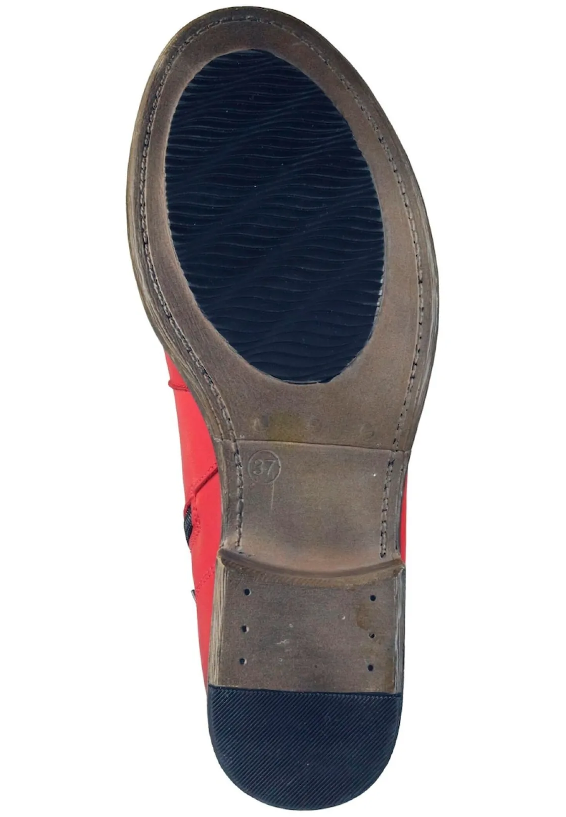 Stiefeletten|Die moderne Hausfrau Stiefeletten rot