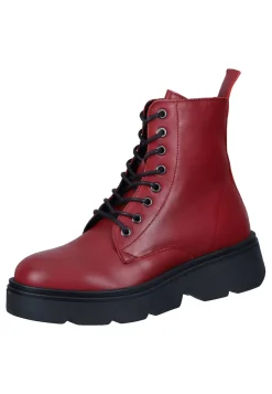 Stiefeletten|Die moderne Hausfrau Stiefeletten rot