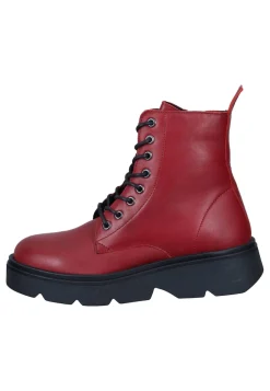 Stiefeletten|Die moderne Hausfrau Stiefeletten rot