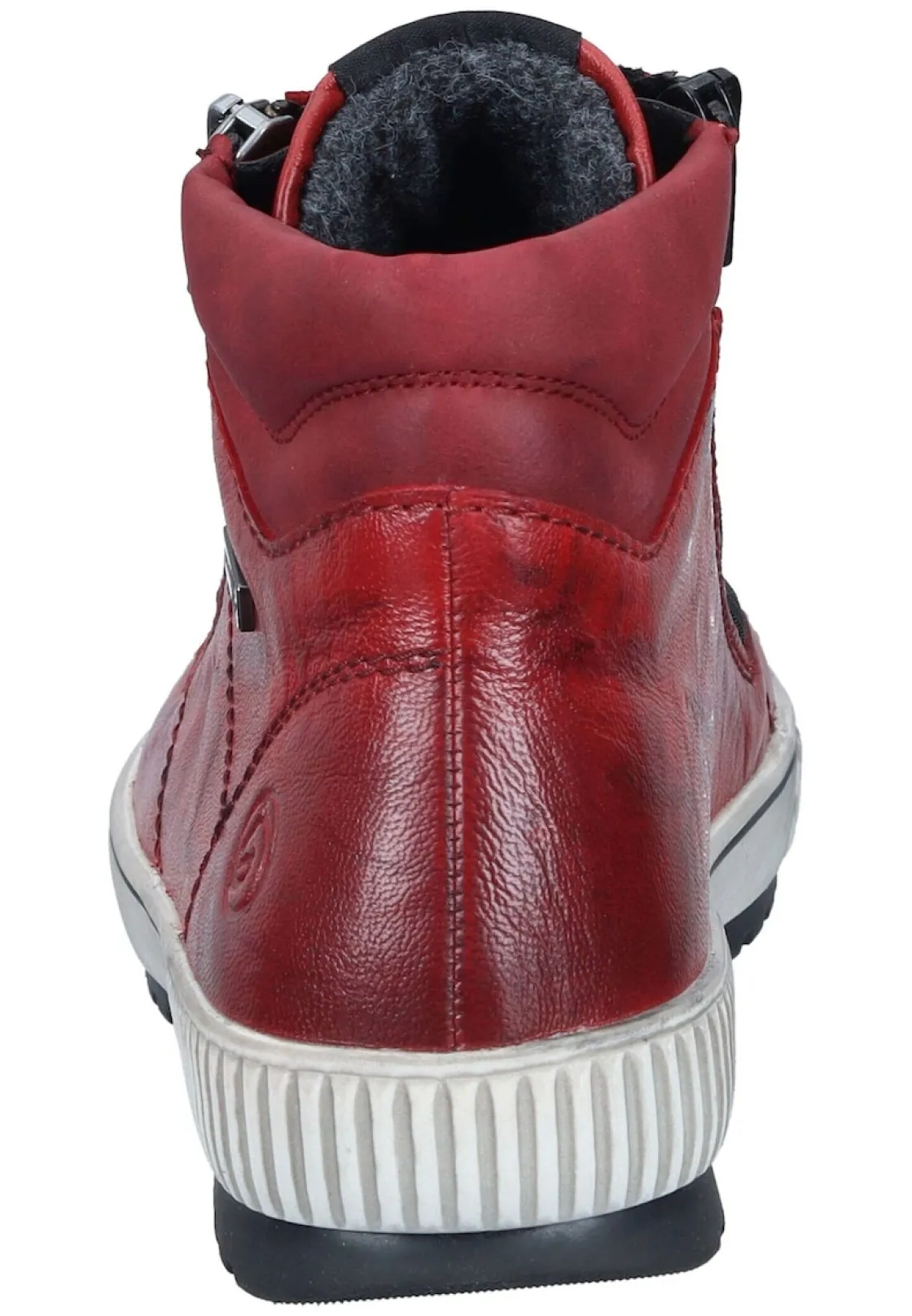 Stiefeletten|Die moderne Hausfrau Stiefeletten rot