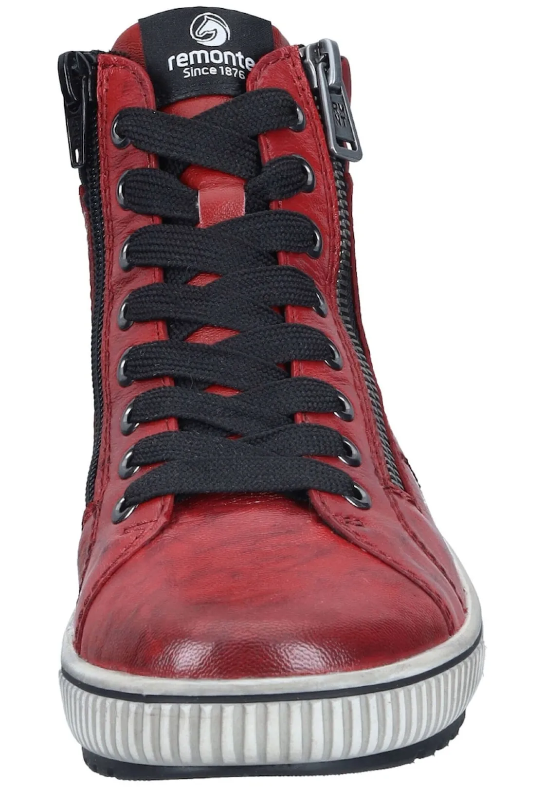 Stiefeletten|Die moderne Hausfrau Stiefeletten rot