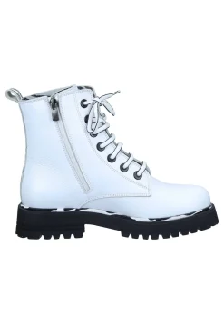 Damen Die moderne Hausfrau Stiefeletten weiß