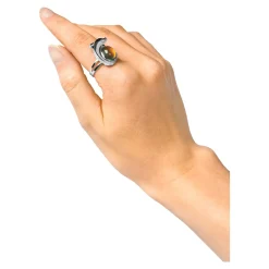 Schmuck & Uhren ·Ringe|Die moderne Hausfrau Stimmungsring „Delfin“