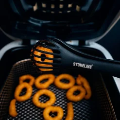 Geniale Küchenhelfer|Die moderne Hausfrau STONELINE 4 in 1 Multifunktionales Schneebesen Küchenzangen Set | 3-teilig