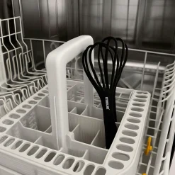 Geniale Küchenhelfer|Die moderne Hausfrau STONELINE 4 in 1 Multifunktionales Schneebesen Küchenzangen Set | 3-teilig