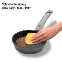 Pfannen|Die moderne Hausfrau STONELINE Bratpfanne 14 cm | ohne Deckel - Grau
